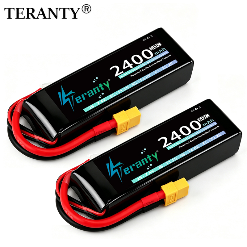 Drone Battery 3S - แบตเตอรี่ลิเธียมโพลิเมอร์ TERANTY 3S 2200/2400/2600mAh 11.1V 50C