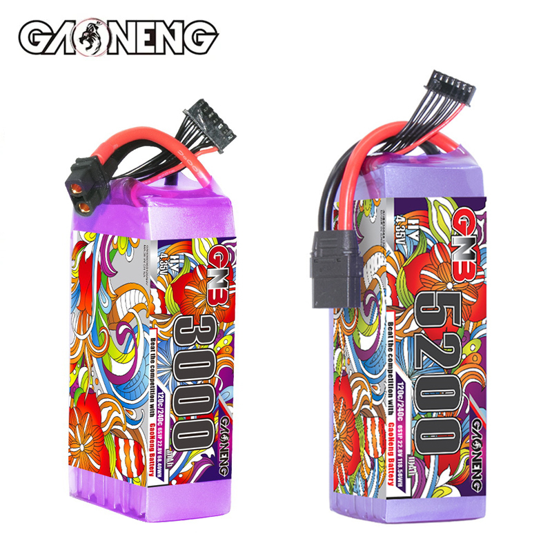Drone Battery Plate - แบตเตอรี่ลิโพ GNB 6S 22.8V 3000mAh 5200mAh