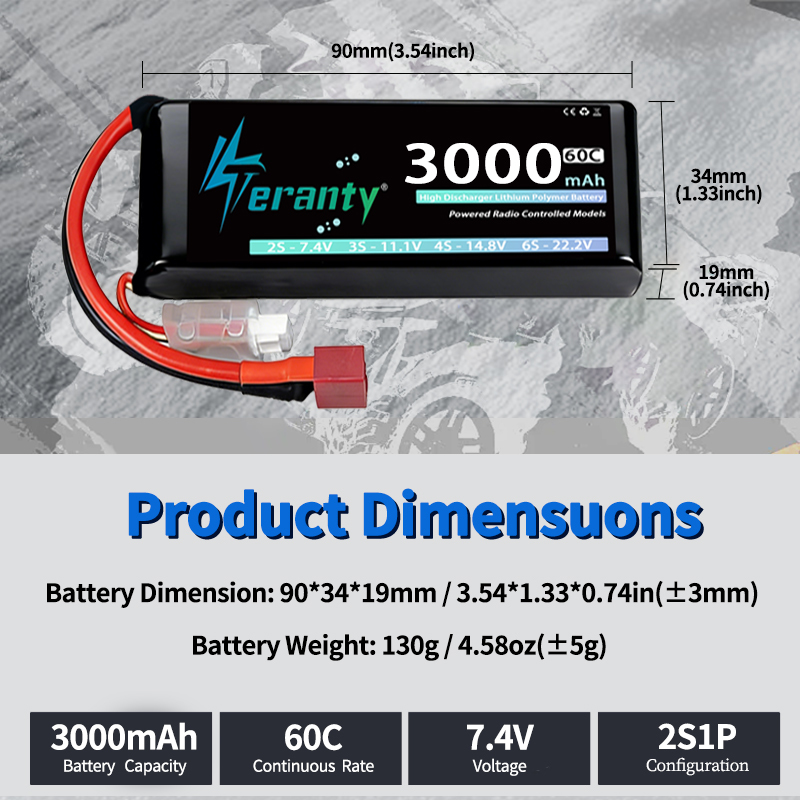 แบตเตอรี่ลิเธียมโพลิเมอร์ TERA - Drone Battery Plate บทวิจารณ์และราคา