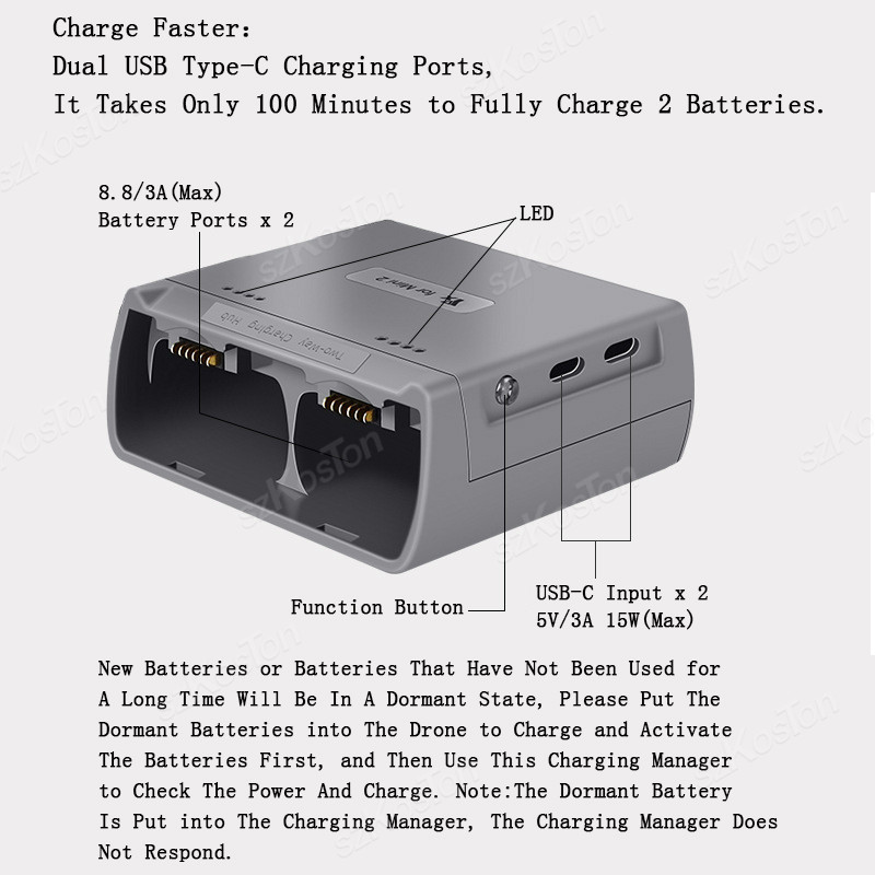 สำหรับ DJI Mini 4K/MINI 2/Mini - Drone Battery Smart บทวิจารณ์และราคา
