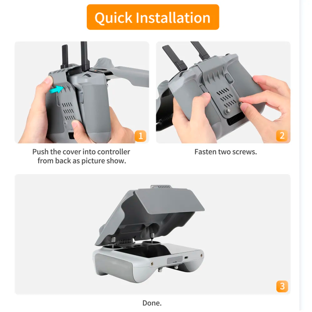 ฟิล์มกันรอยหน้าจอสำหรับรีโมทคอ - Drone Battery Case บทวิจารณ์และราคา