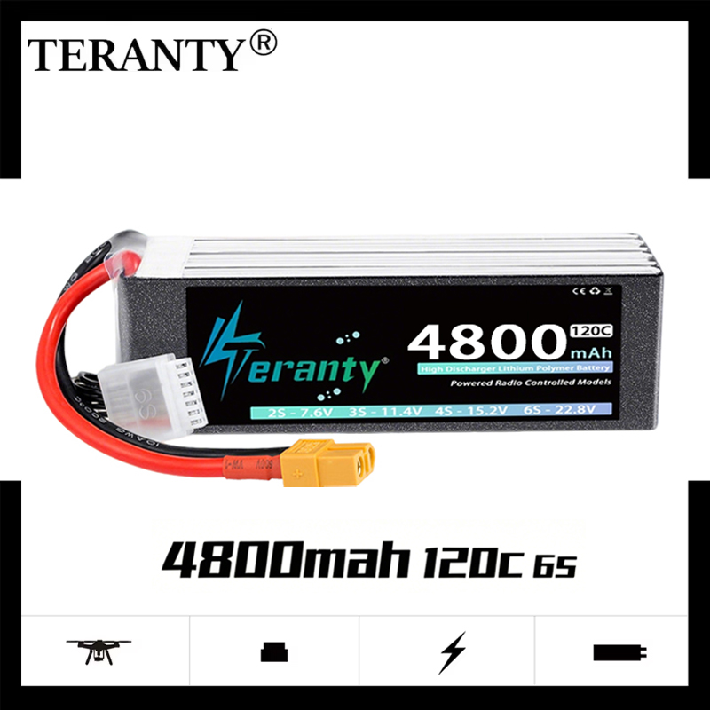TERANTY 6S 4800mAh แบตเตอรี่ลิ - Drone Battery Plate บทวิจารณ์และราคา