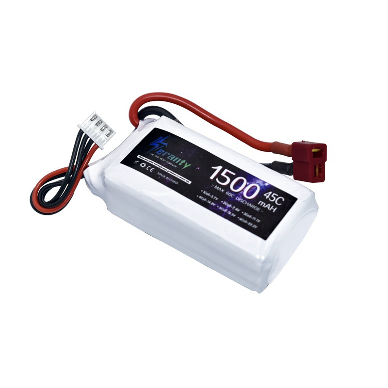 TERANTY 3s 45C 11.1V 1500mah แ - Drone Battery 3S บทวิจารณ์และราคา