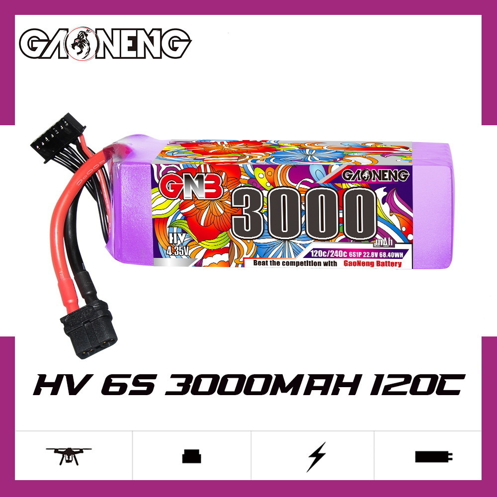 แบตเตอรี่ลิโพ GNB 6S 22.8V 300 - Drone Battery Plate บทวิจารณ์และราคา