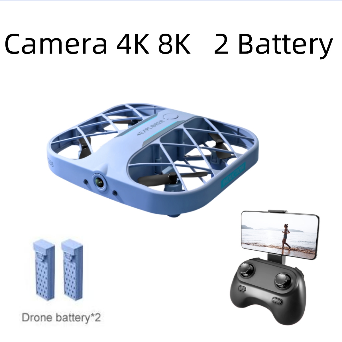 โดรน JJRC H107 FPV RC พร้อมแบต - Drone Battery Case บทวิจารณ์และราคา